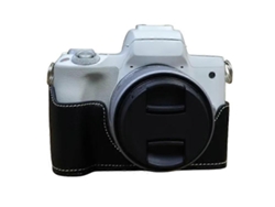 Funda de piel sintética para cámara Canon EOS M50 Mark II, compatible con parte inferior y media carcasa, protección de cámara Facpoet
