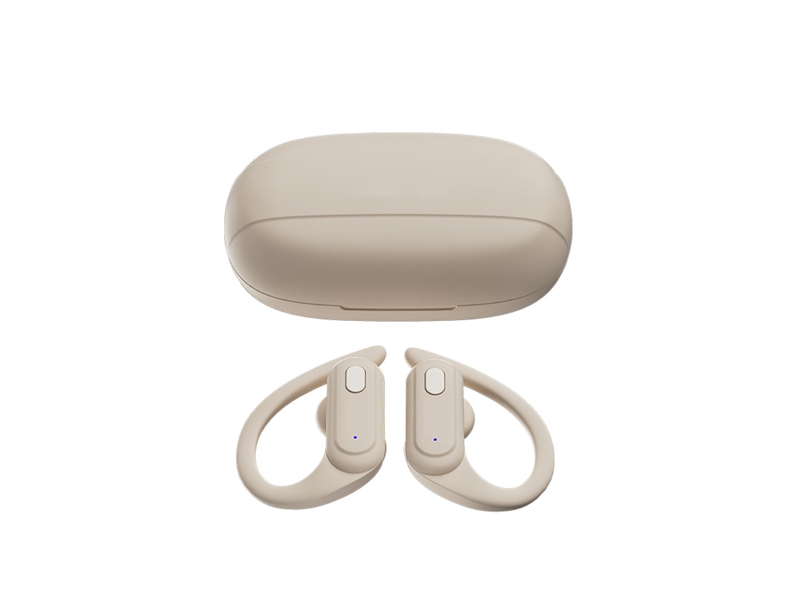 Auriculares Inalámbricos Bluetooth Con Gancho Para La Oreja, Resistentes Al Agua Y Con Cancelación De Ruido Blanco.