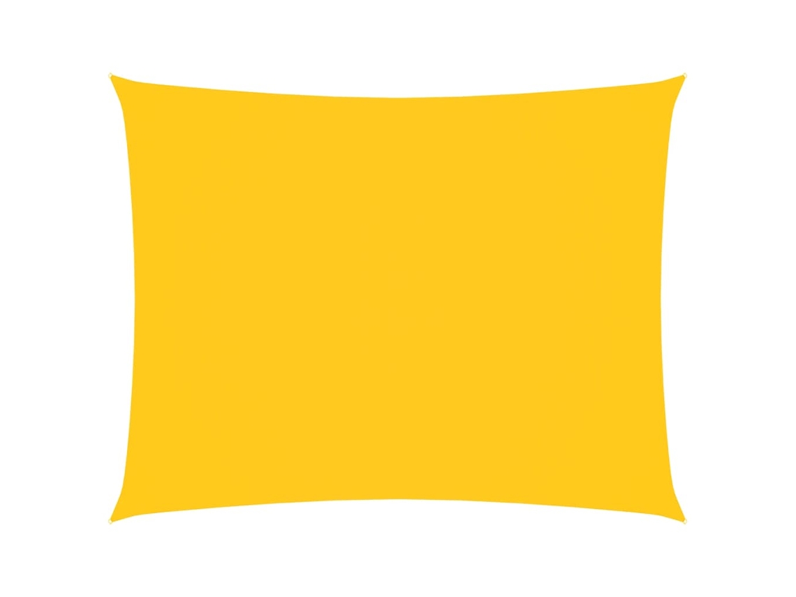 Maison Exclusive - Toldo De Vela Rectangular De Tela Oxford Amarillo 2,5x3,5 M