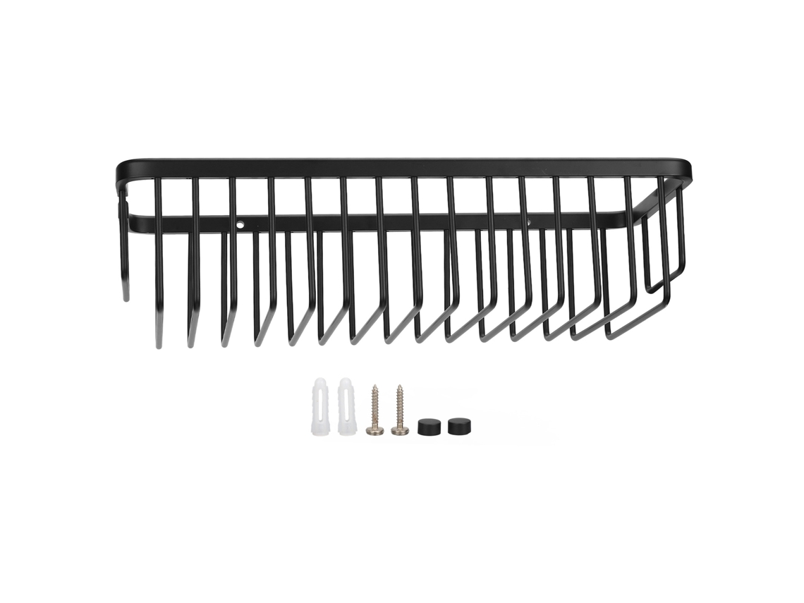 Estante de pared de aluminio para cocina, baño, sala de estar y almacenamiento.