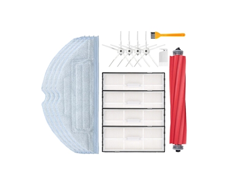 Para xiaomi roborock s7 t7s t7plus escova lateral principal hepa filter mop