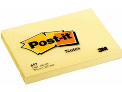 Bloc de Notas POST-IT® Adherentes Canary Yellow (100 Hojas - 76 x 102 mm)