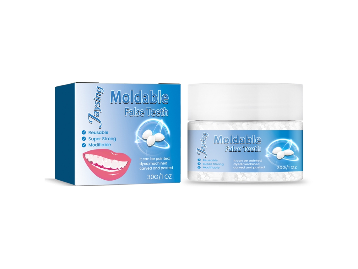 Adhesivo dental Jaysuing para Halloween para prótesis dentales