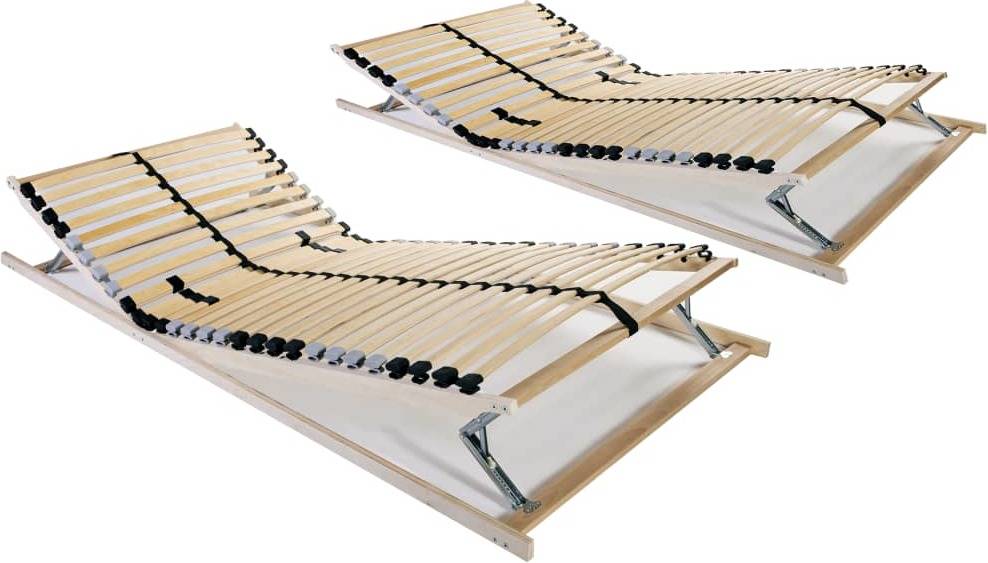 Somieres De Cama 2 uds con 28 7 zonas vidaxl 70x200 cm 145 kg