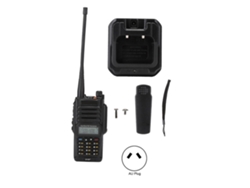 Radio Walkie-talkie Baofeng Uv-xr Plus De Doble Banda Vhf/uhf, Resistente Al Agua Ip57, 5 W, 128 Canales.