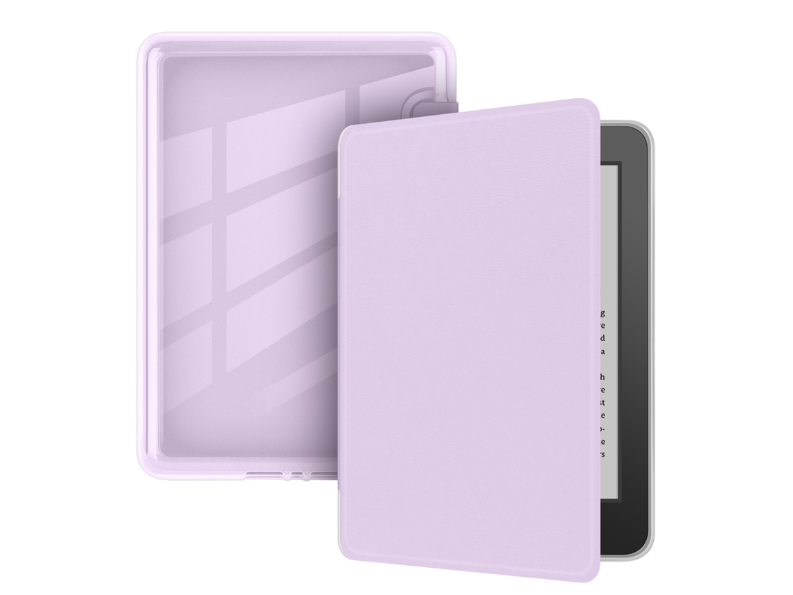 Funda Eifson Para Kindle Paperwhite 6 De 12th Gen De 7 In (2024), Funda Protectora Inteligente Con Tapa Abatible (morado Claro)