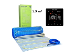 Kit de calefacción eléctrica por suelo radiante de 1,5 m², 170 W/m², termostato SN 20, Grand Meyer
