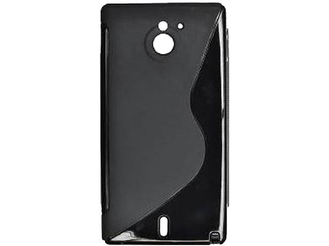 Carcasa Sony Xperia sola MDA TPUSOXPERIASOLANOIR Negro