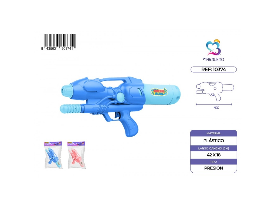 Pistola de agua Marbueno para jardín y playa 42x18 cm Marbueno Verano