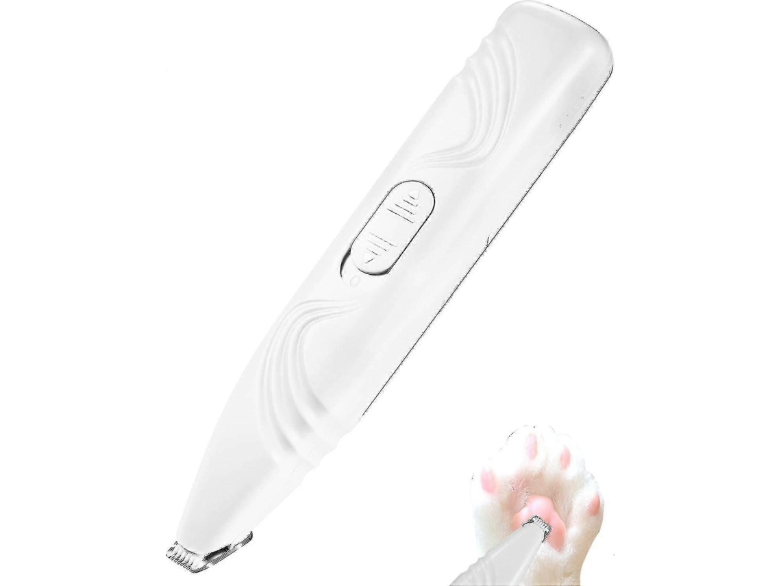 Tijeras eléctricas inalámbricas para recortar las patas y el pelo de mascotas pequeñas.