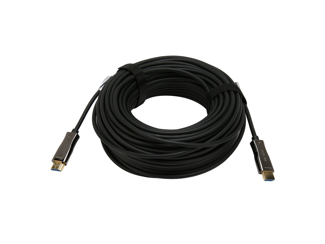 Cable De Interfaz Multimedia De Fibra Óptica 4k 18 Gbps 2.1 Hd, Plug And Play, 30 M, Para Cines.