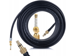 Manguera de alta precisión de 3 m – Boquilla Muelle Latón | Compatible con Con Lavor, Kanwod | Limpieza de tuberías