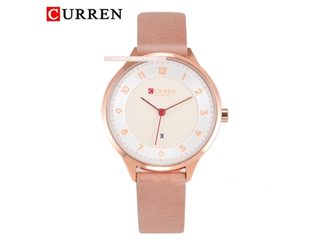 Relojes Casuales para Mujer Relojes De Cuarzo Impermeables De Moda Reloj De Pulsera con Banda Dermis para Mujer-Rosa Blanco Blanco LUUCOZK