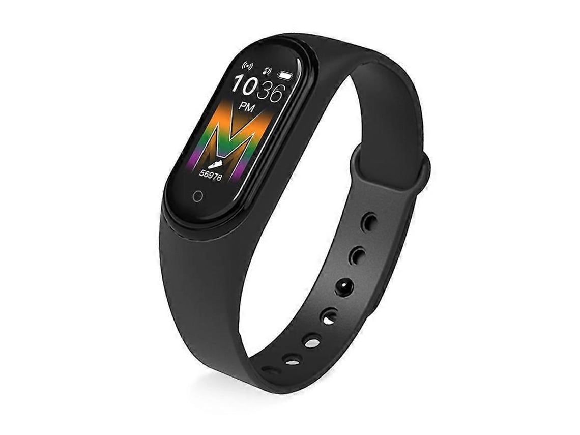 Pulseira M5 Inteligente Com Bluetooth Para Chamadas, Monitoramento Cardíaco, Pressão Arterial E Música.