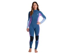Terno de Neoprene Manga Longa com Zíper Nas Costas 43 Synergy Azul 8Billabong