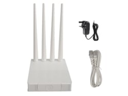 Router Módem 4g Lte De Doble Banda 2.4g/5g Desbloqueado Con Ranura Para Tarjeta Y Antenas Giratorias Para 32 Usuarios, Enchufe Australiano.