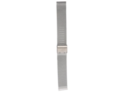 Correa de reloj de malla tejida metálica, accesorio de repuesto, color plata, 18 mm