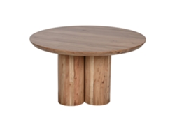 Mesa Centro Acacia Natural 80x80x45cm