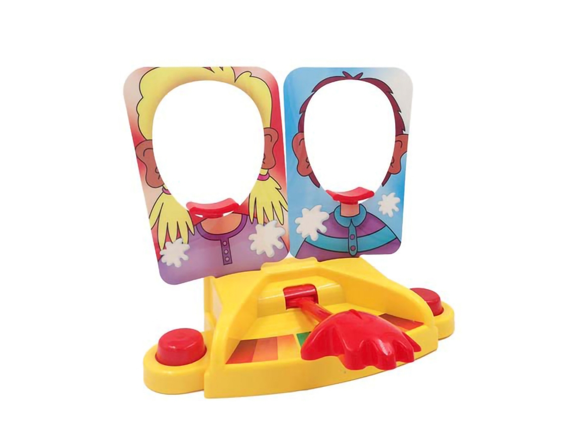 2026 Juego De Mesa Crema Batida Para Rostro Niños Niñas Juego De Golpear Crema Para Fiesta De Cumpleaños 2 Jugadores