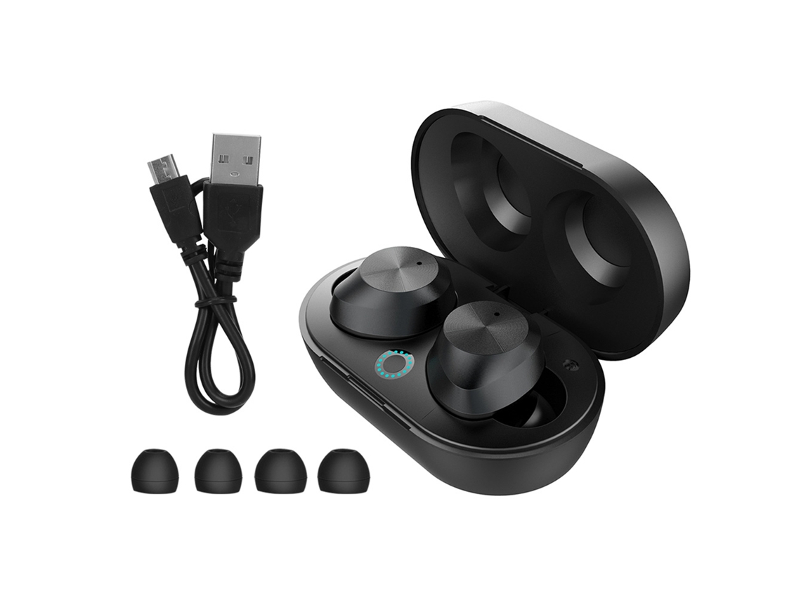 Auriculares Bluetooth (control Táctil, Impermeables) True Wireless Tws-9 Negro 5.0