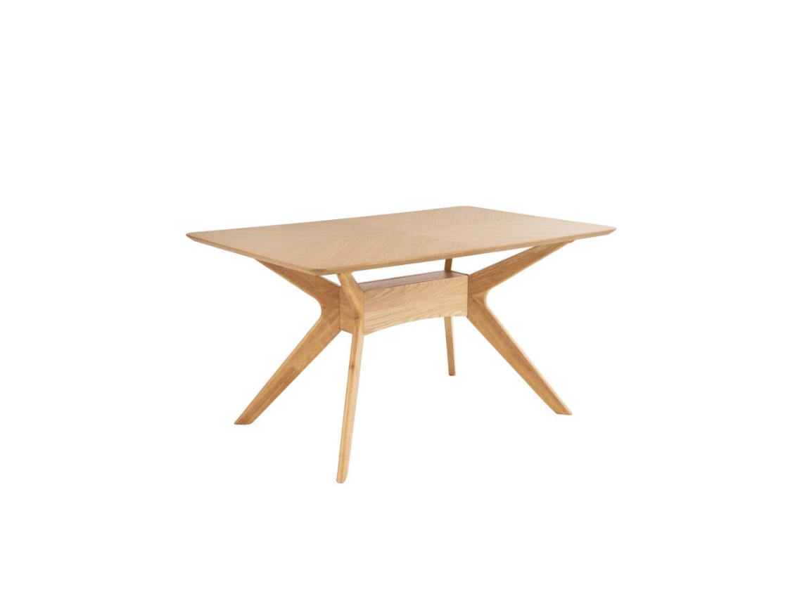 Mesa de Comedor DUDECOR (Madera - Marrón)