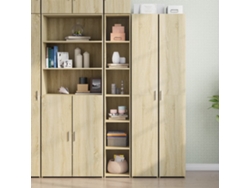 Aparador Alto Madera De Ingeniería Roble Sonoma 30x41x185 Cm