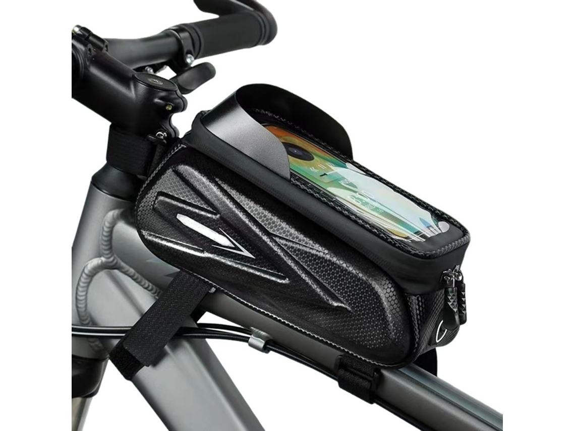 Bolsa para bicicleta antideslizante, resistente al desgaste e impermeable con parasol. Compatible con teléfonos de hasta 6,5 pulgadas. Ideal para Gusshious.