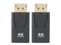 2 Adaptadores Displayport Macho A Hdmi Hembra 4kx2k Para Hdtv, Pc Y Ordenador
