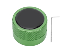 Junli-caja Magnética Para Tiza De Billar, De Aleación De Aluminio, Redonda, Con Soporte Para Puntas De Tiza, Color Verde