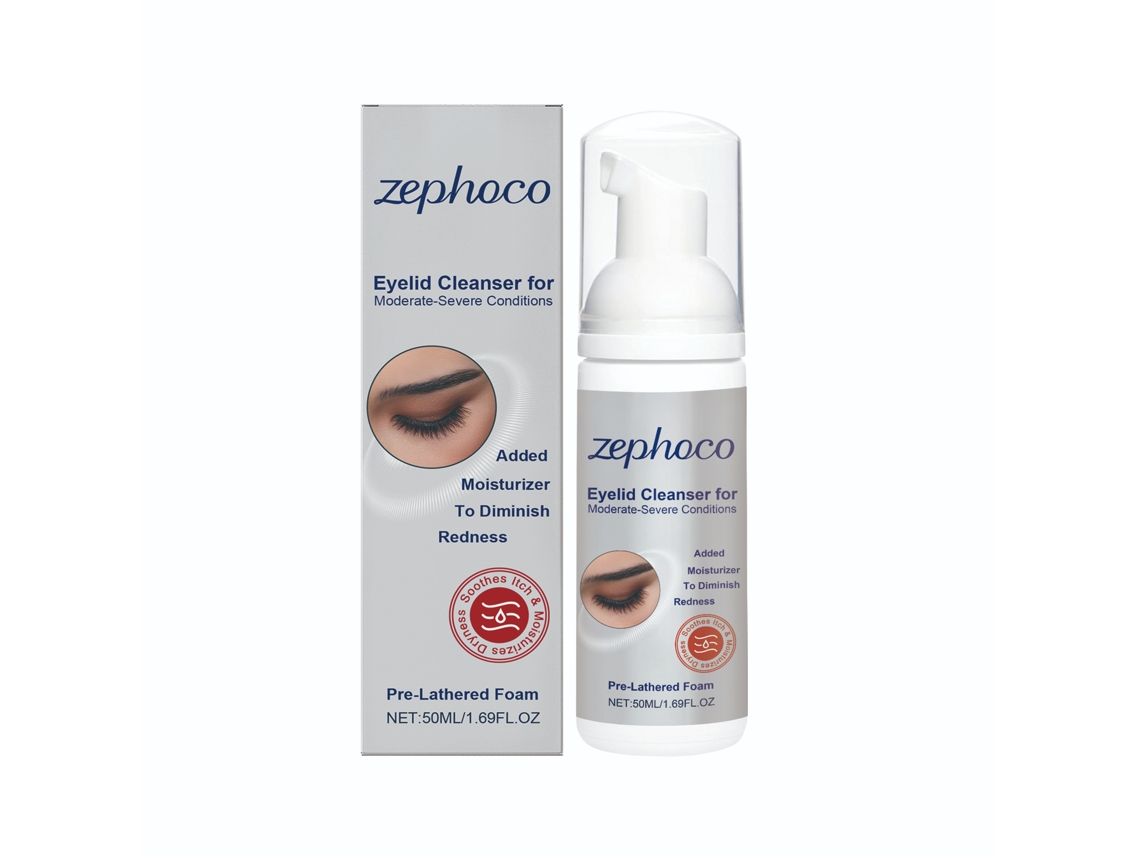Mousse limpiadora para párpados y pestañas