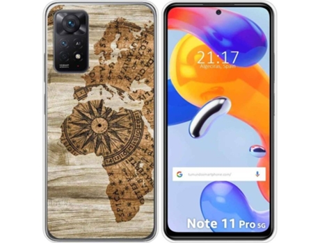 Carcasa Xiaomi Redmi Note 11 Pro TUMUNDOSMARTPHONE Dibujos Madera 07 Multicolor