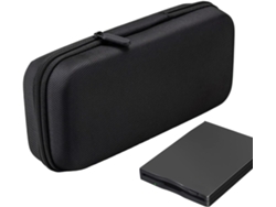 Caja portátil para disco duro, organizador externo para discos duros | Caja cilíndrica ligera para transferencia electrónica Jortmrd