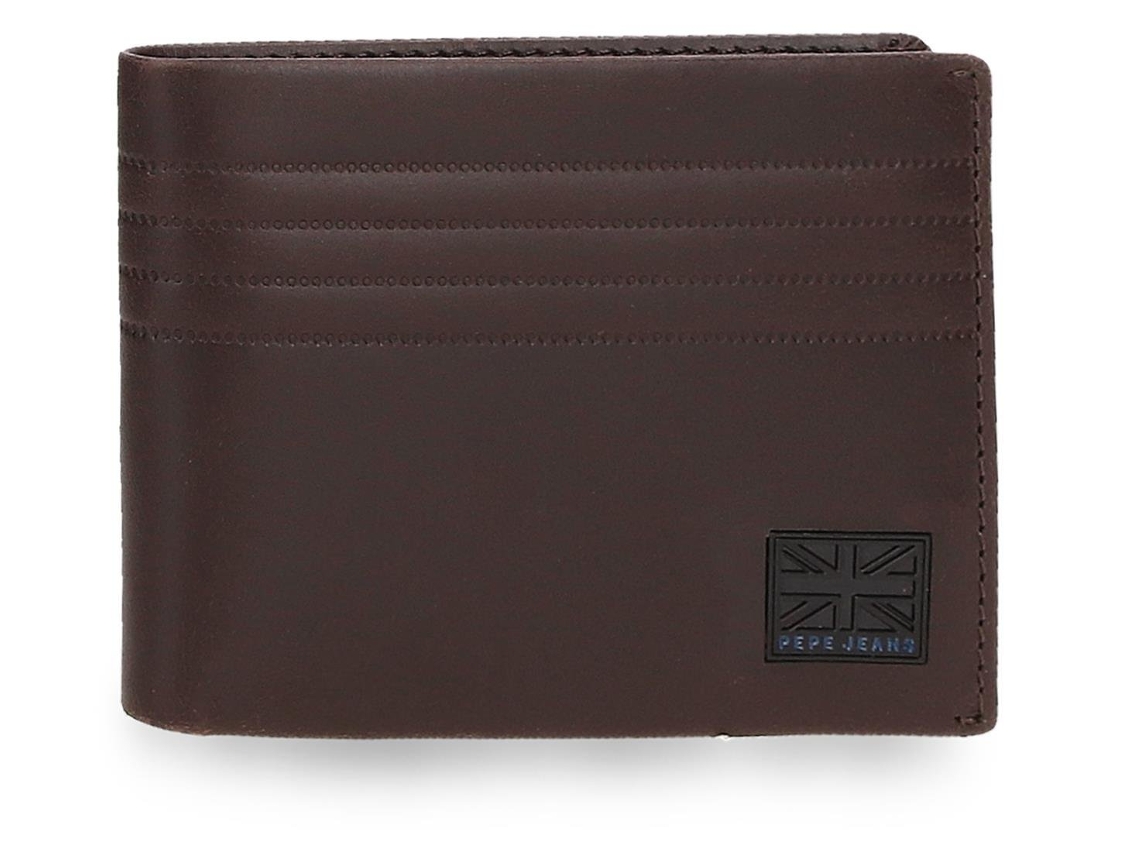 Cartera marrón Hudson de Pepe Jeans