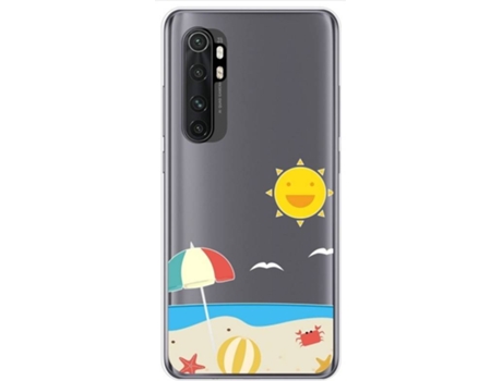 Carcasa Xiaomi Mi Note 10 Lite TUMUNDOSMARTPHONE Dibujos Transparente Multicolor