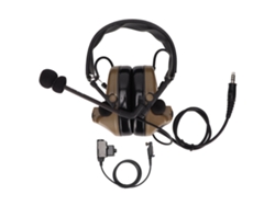 Auriculares militares (reducción de ruido de silicona de 7,1 mm)