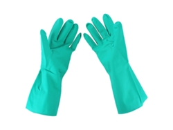 Guantes Industriales De Nbr Resistentes A Productos Químicos Para Trabajar Con Ácidos, Bases Y Aceites.