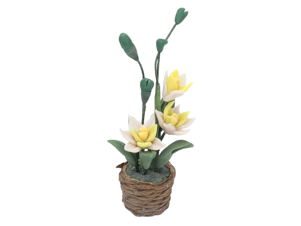 Plantas De Casinha De Bonecas 1:12 Mini Bonsai Vivido Para Decoração Brinquedo Presente Para Crianças
