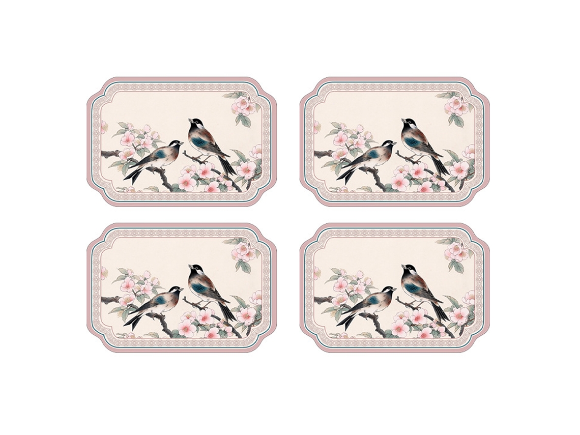 MEOIRUERY Set de 4 Almohadillas para Mesa PVC, Antideslizantes y Impermeables, Fáciles de Limpiar, 40x30 cm