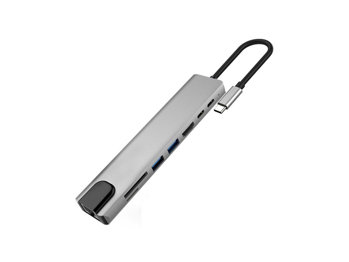 Hub 8-Em-1 Usb-C Docking Station
