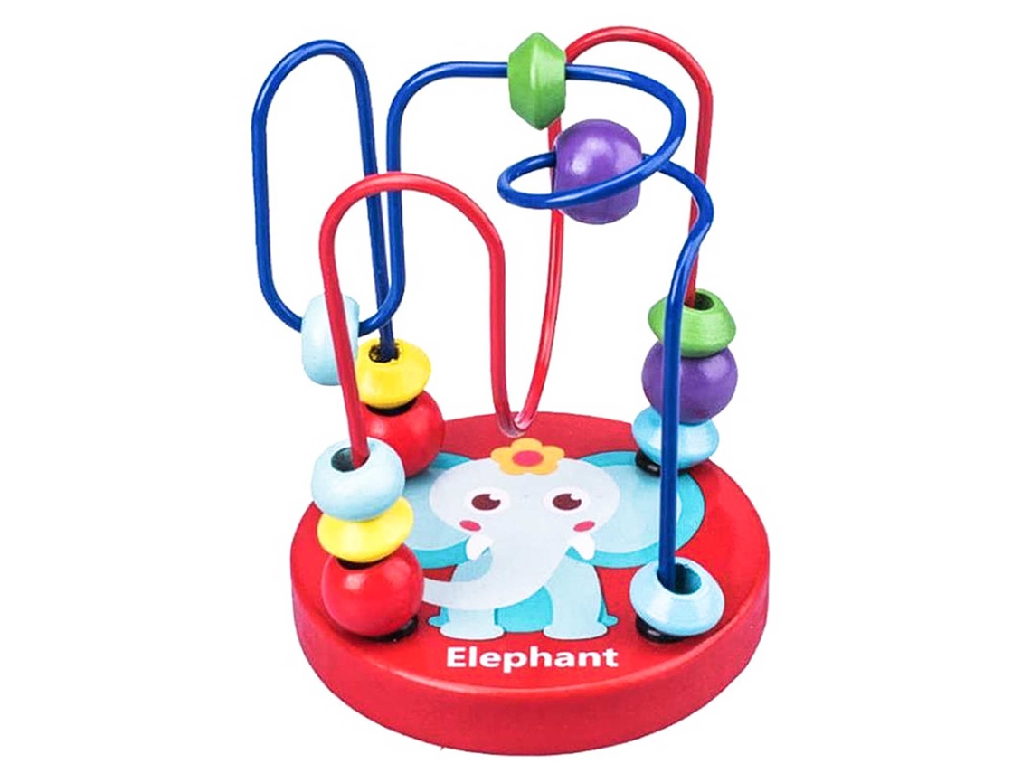 Bjww-brinquedo Labirinto De Pérolas De Madeira Para Crianças Pequenas Brinquedo Educativo Precoce Colorido Mini Labirinto De Pérolas