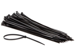 Juego de bridas para cables de nailon - 4,8 x 300 mm - Negro (100 piezas) VELLEMAN