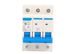 Disyuntor Miniatura Mcb Dz47-63 De 3 Polos 400v 20a Interruptor De Seguridad