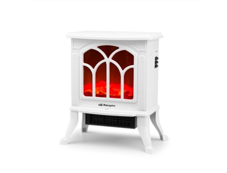 Estufa Chimenea ORBEGOZO CM9021 Blanco