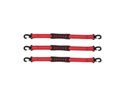Junli-cuerda De Transporte Para Patines Botas De Ski Y Snowboard Rojo 3 Piezas