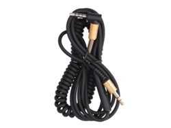 Cable De Audio De 3,5 Mm Para Auriculares Major/major 2 Con Control De Volumen Y Cable En Espiral.