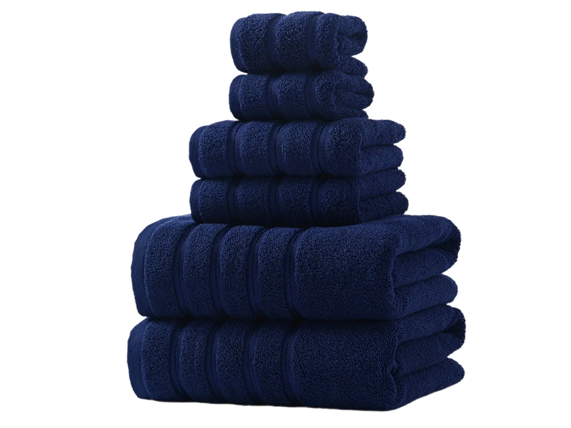 Conjunto de Toalla MEOIRUERY Ultra Ideal Uso Diario Compacto Algodón - 6pcs (Talla Única)