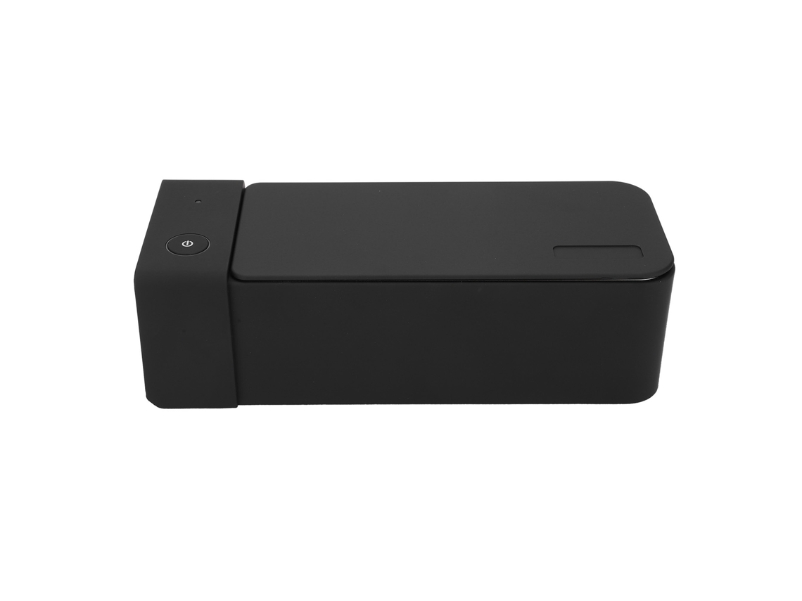 Máquina De Lavagem De Jóias Limpador Ultrassônico 50khz Para Óculos Mk186 600ml 15w Plug Uk Ac220v Preto