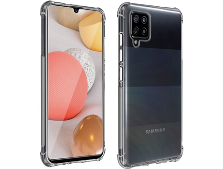 Carcasa + Protector Samsung Galaxy A42 5G AVIZAR Transparente