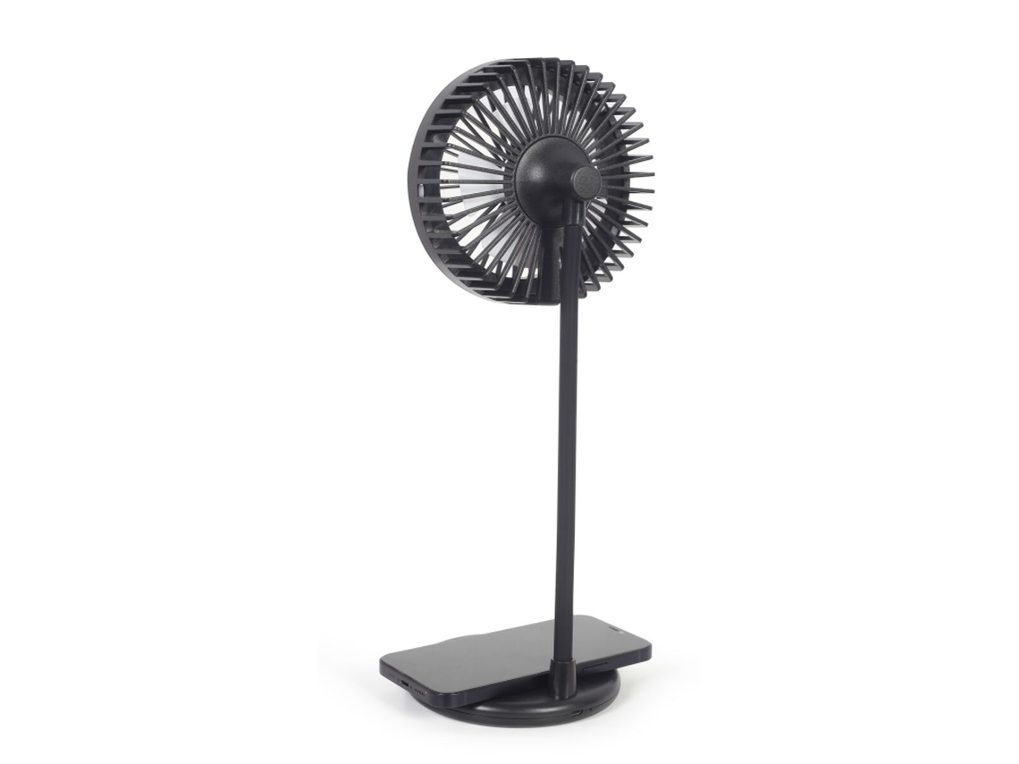 Ventilador de Mesa GEMBIRD Wpc10-Ledfan-01 Negro