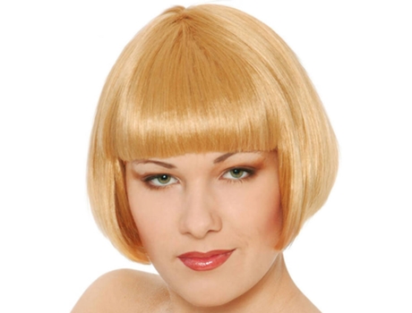 Peluca DISFRAZZES Rubia Con Flequillo